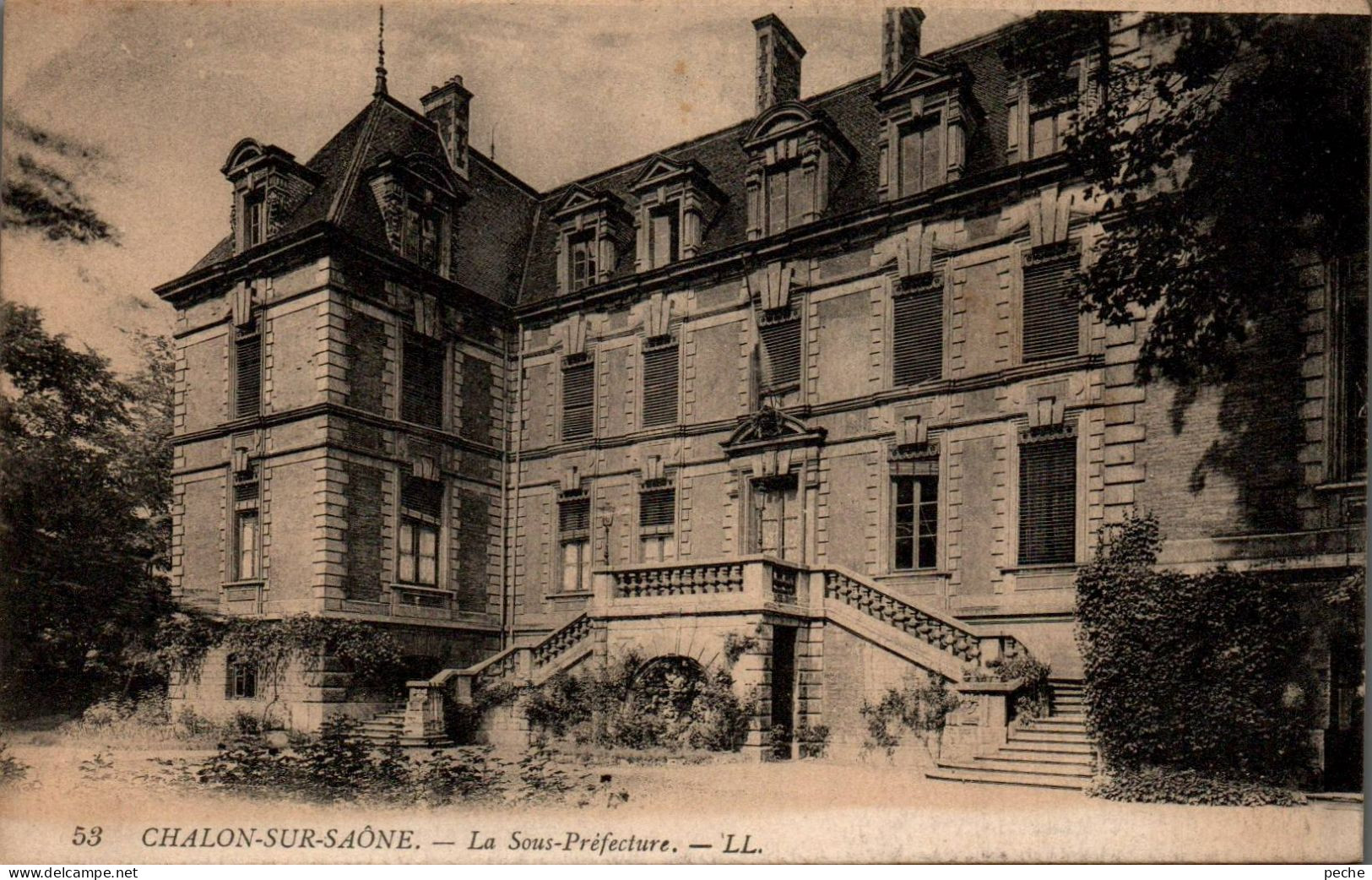 N°255 W -cpa Chalon Sur Saône -la Sous Préfecture- - Chalon Sur Saone