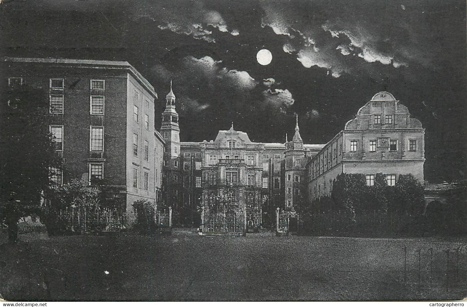 Germany Dessau Herzoglisches Schloss Nocturnal Aspect - Dessau