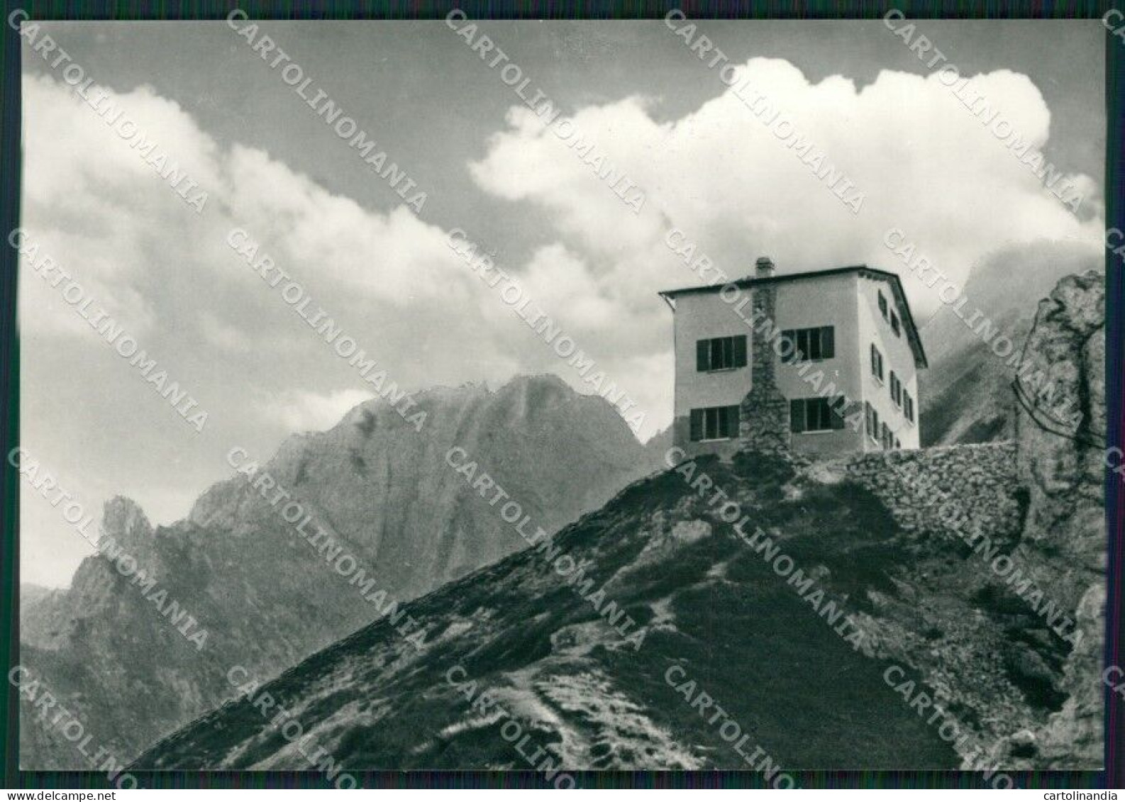 Lecco Mandello Lario Rifugio Rosalba Cai Foto FG Cartolina ZK0690 - Lecco