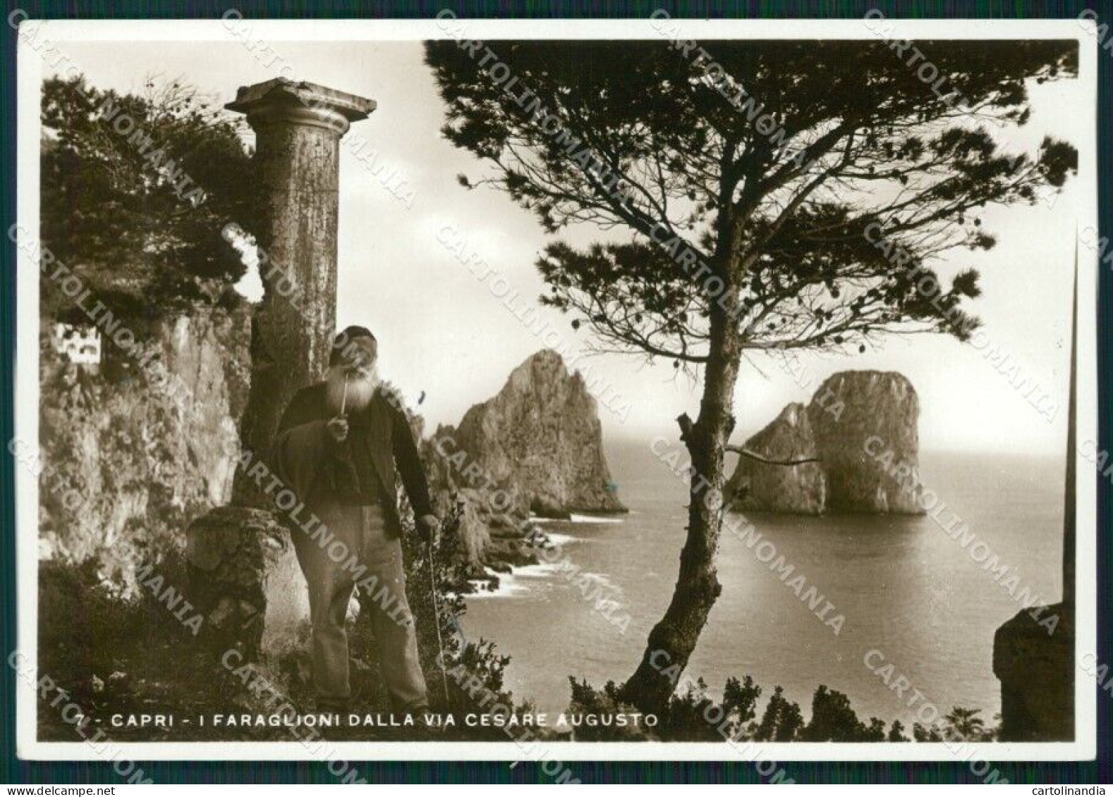 Napoli Capri Faraglioni Foto FG Cartolina ZK1127 - Napoli