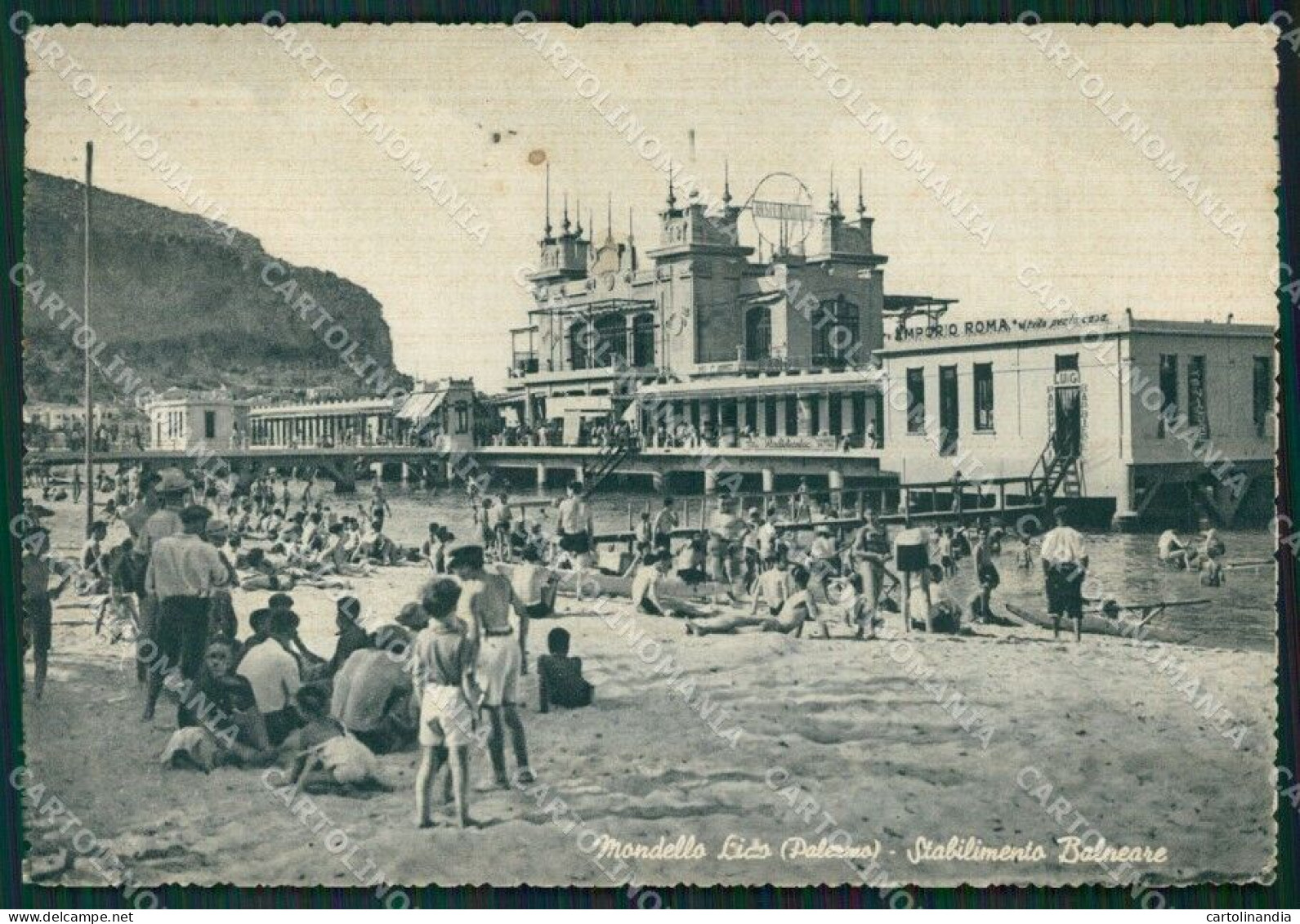 Palermo Mondello Lido FG Cartolina ZK5996 - Palermo