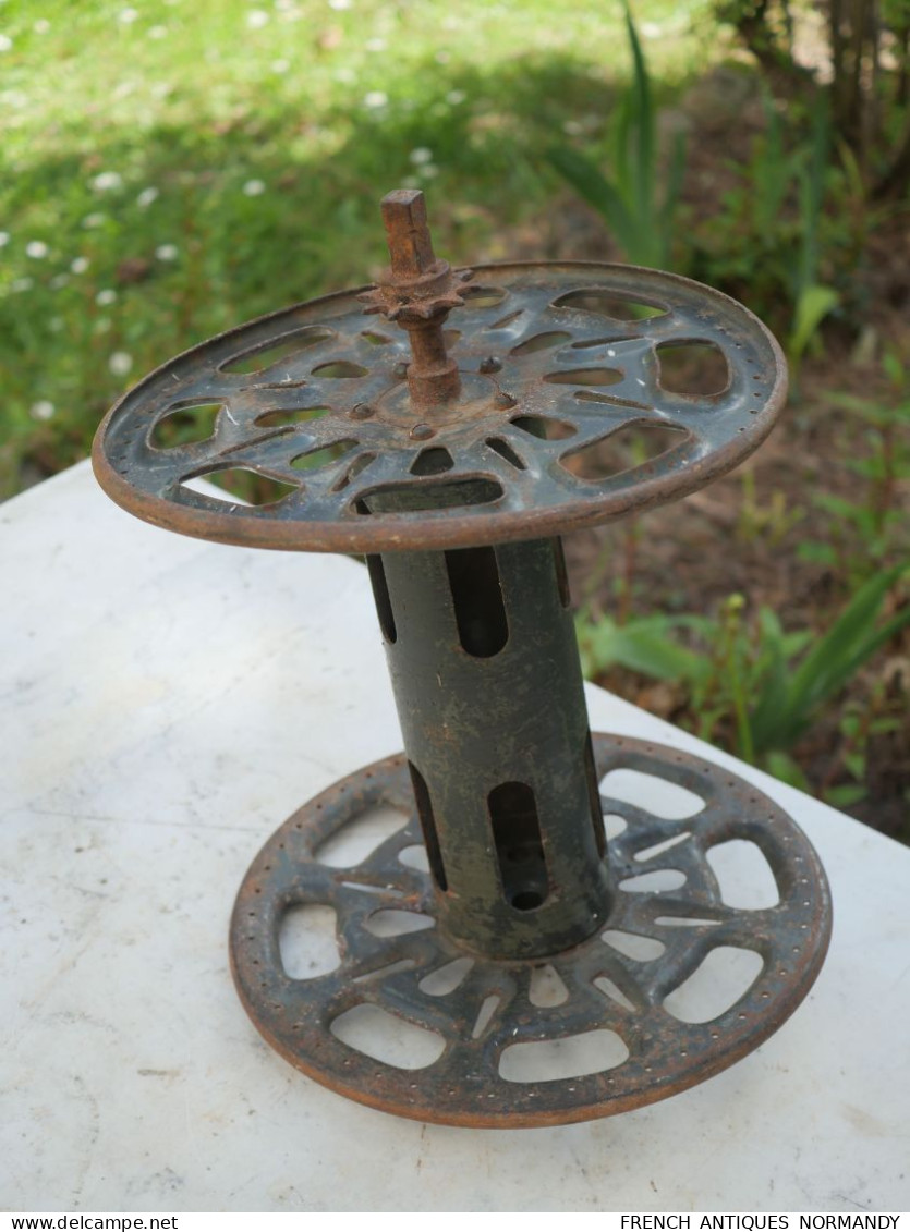 ARMÉE ALLEMANDE - Nachrichten Dienst Tambour Dérouleur touret fil téléphonique  NORMANDIE 44 WWII refA