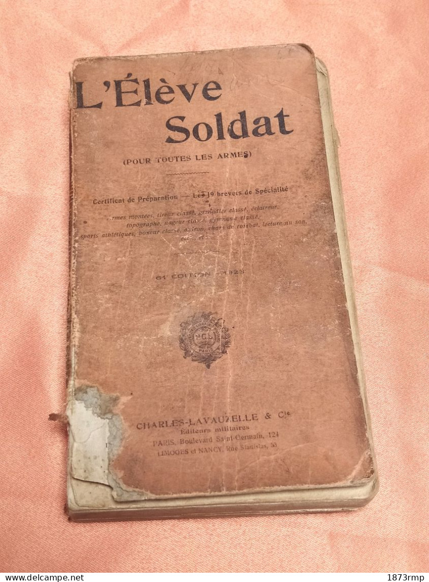 L'ELEVE SOLDAT, 1923, PREPARATION DES 19 BREVETS DE SPECIALITES - Frans