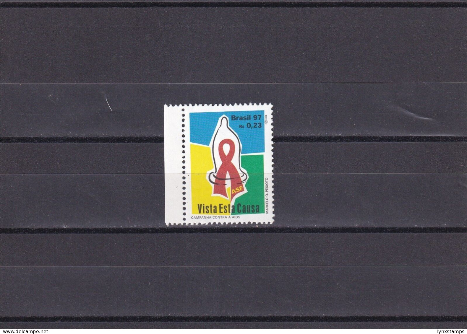 SA06 Brazil 1997 Family Health Association, Anti-AIDS Campaign Mint Stamp - Nuevos