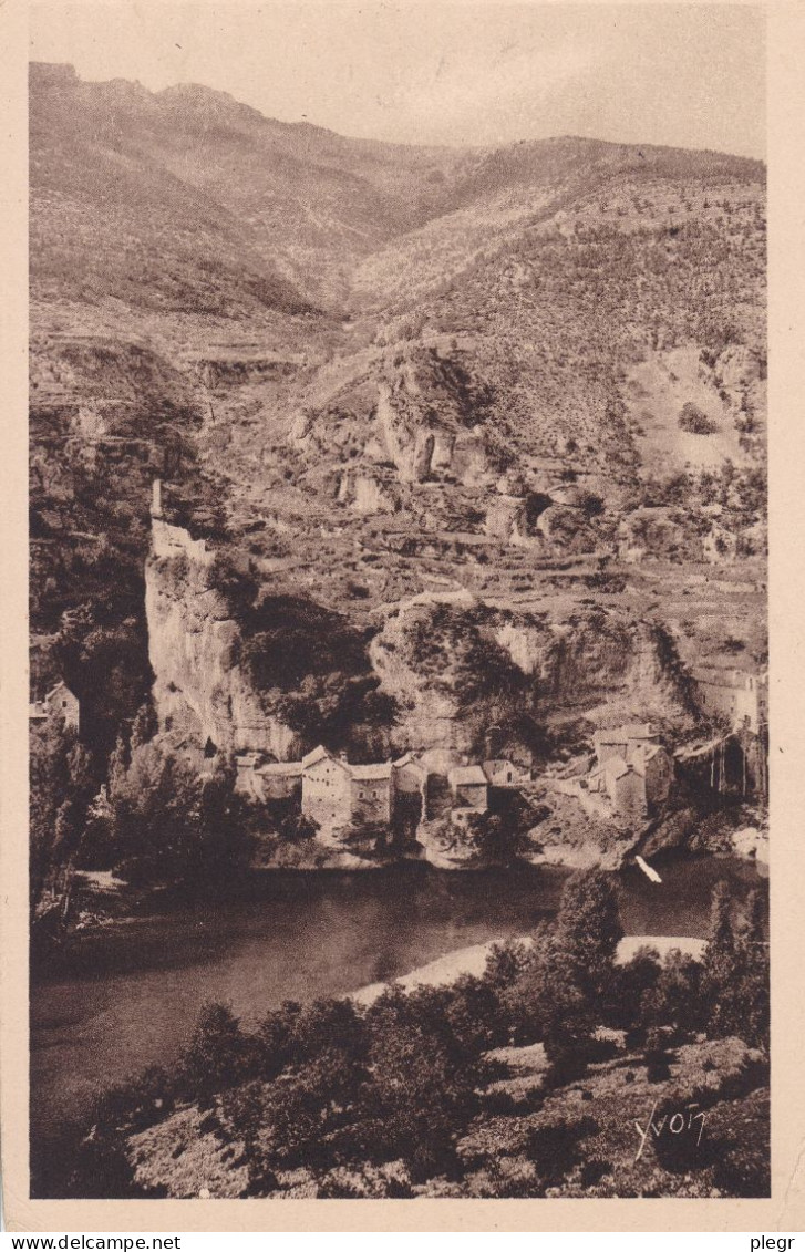 0-48146 01 01+15 - GORGES DU TARN - CASTELBOUC - LE VILLAGE ET LE VIEUX CHÂTEAU - Gorges Du Tarn