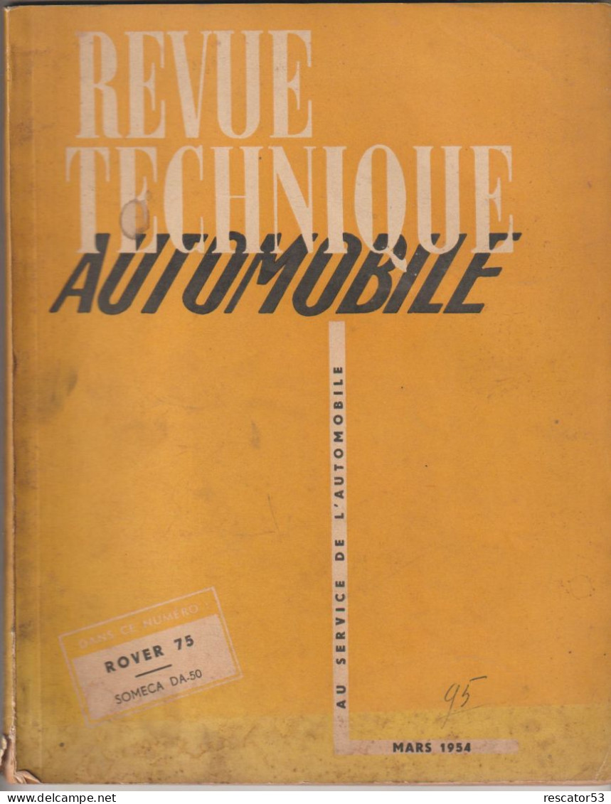 Revue Technique Automobile N°95 Rover 75 - Automobili