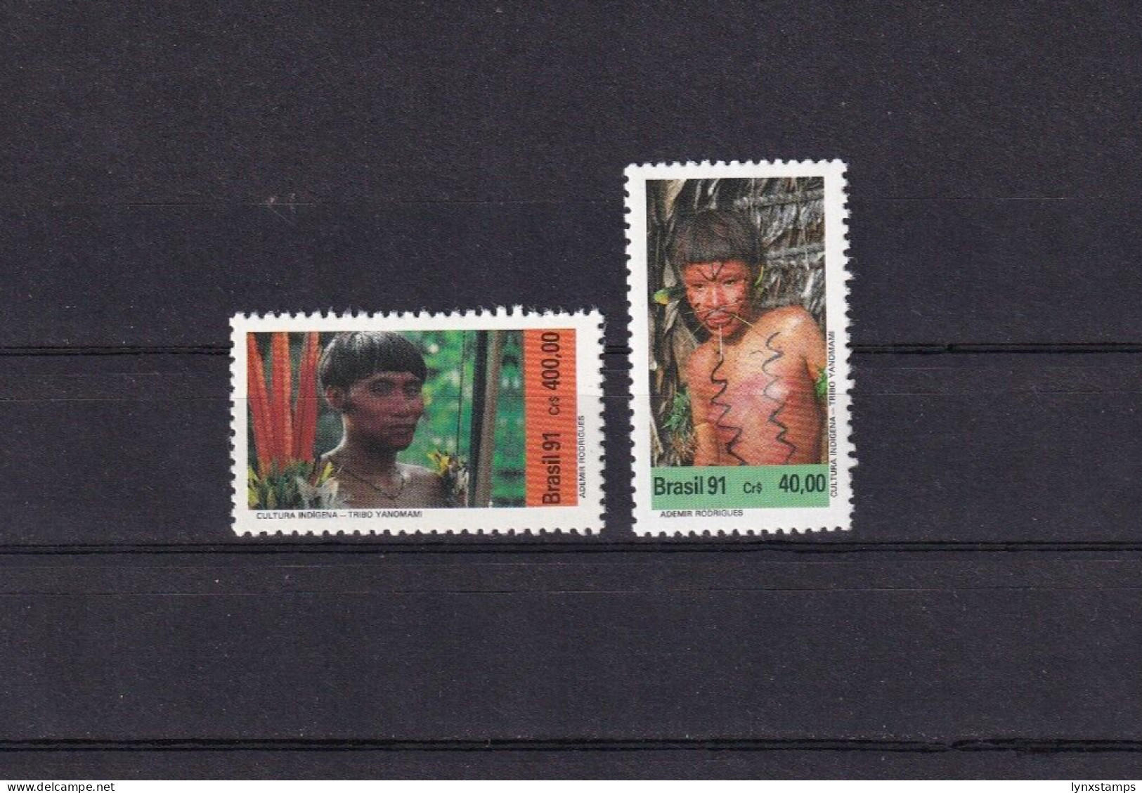 SA06 Brazil 1991 Indian Culture - The Yanomami Mint Stamps - Ungebraucht