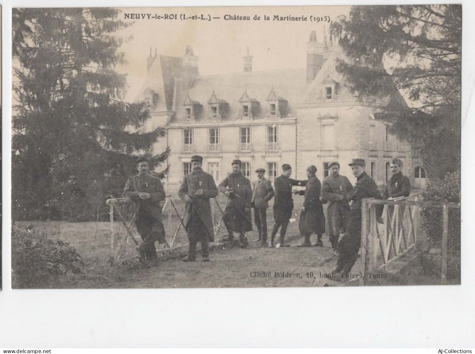 AJC - Neuvy Le Roi - Chateau De La Martinerie ( 1915 ) - Neuvy-le-Roi