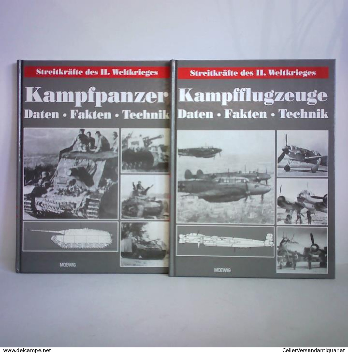 Kampfpanzer / Kampfflugzeuge - Daten, Fakten, Technik. Zusammen 2 Bände Von Streitkräfte Des II. Weltkrieges - Non Classés