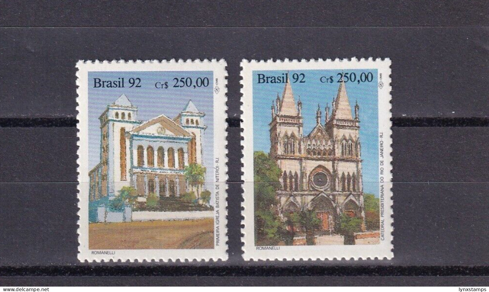 SA06 Brazil 1992 Church Anniversaries Mint Stamps - Ungebraucht