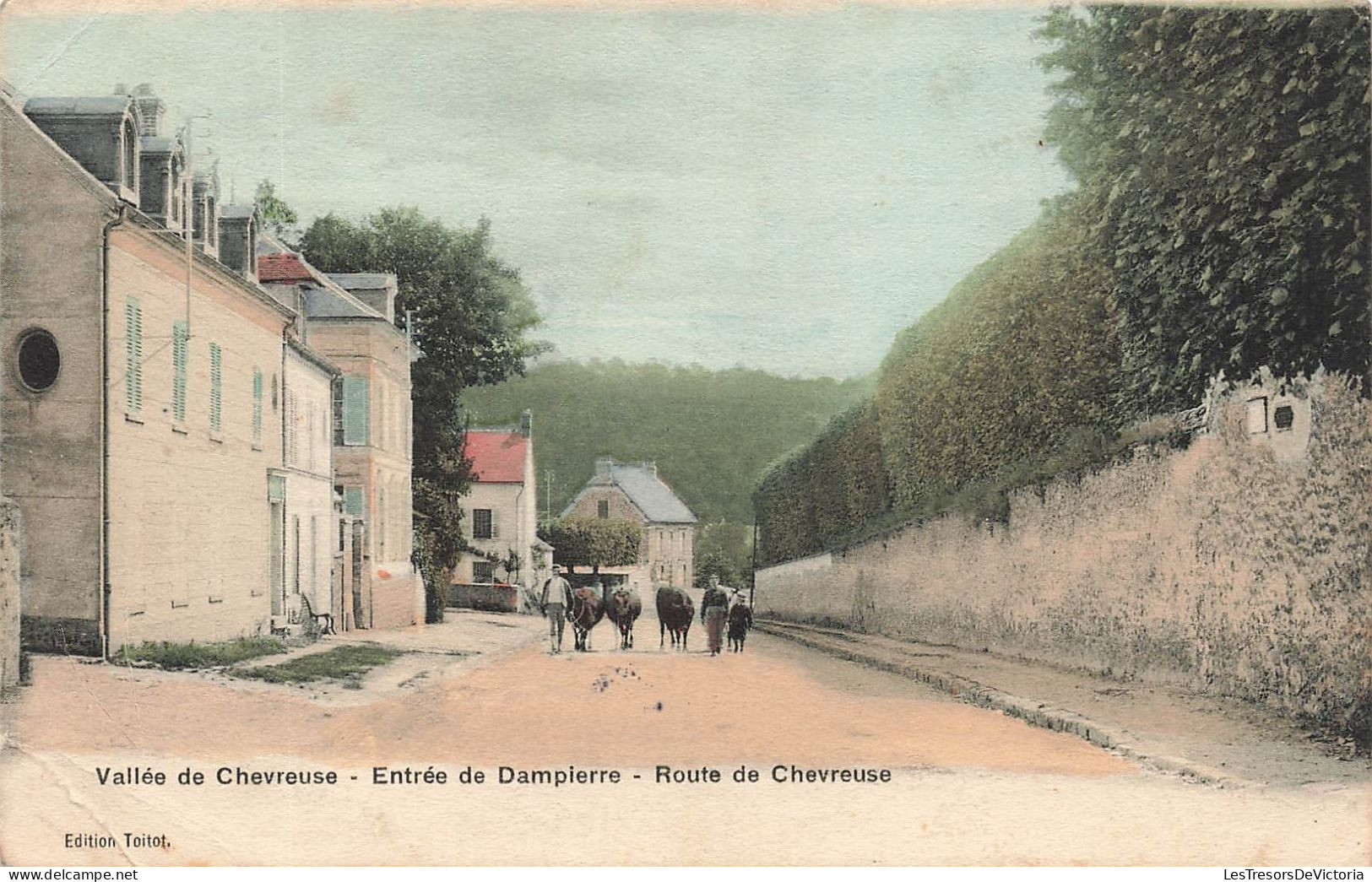 FRANCE - Chevreuse - Vallée De Chevreuse - Entrée De Dampierre - Route De Chevreuse - Carte Postale Ancienne - Chevreuse