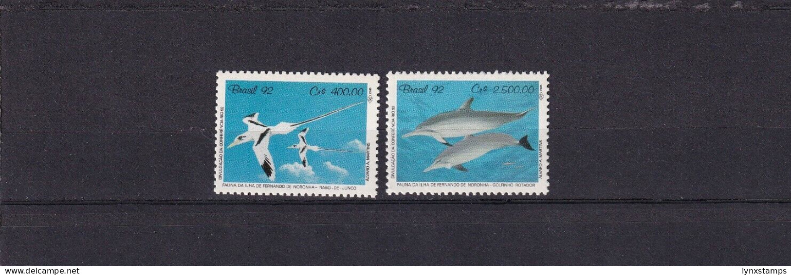 SA06 Brazil 1992 2nd Anniv UN Conference On Enviroment Mint Stamps - Unused Stamps