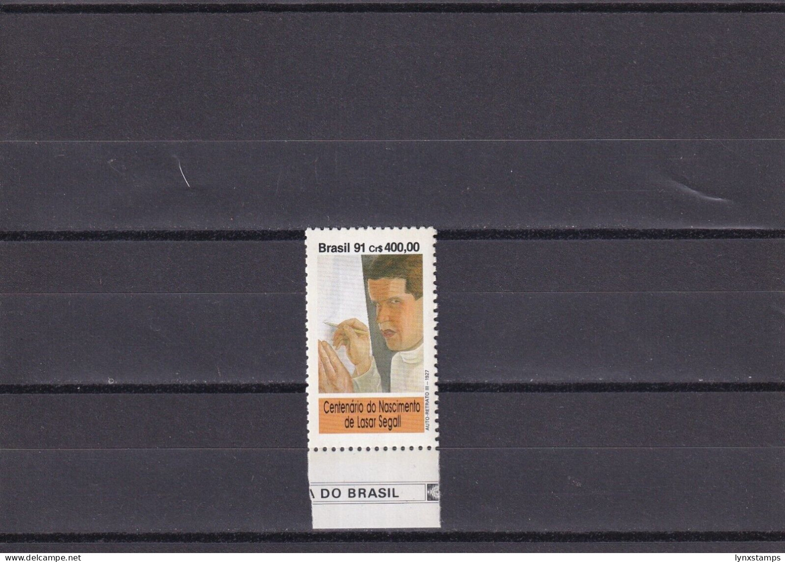 SA06 Brazil 1991 The 100th Anniversary Of The Birth Of Lasar Segall Mint Stamp - Neufs