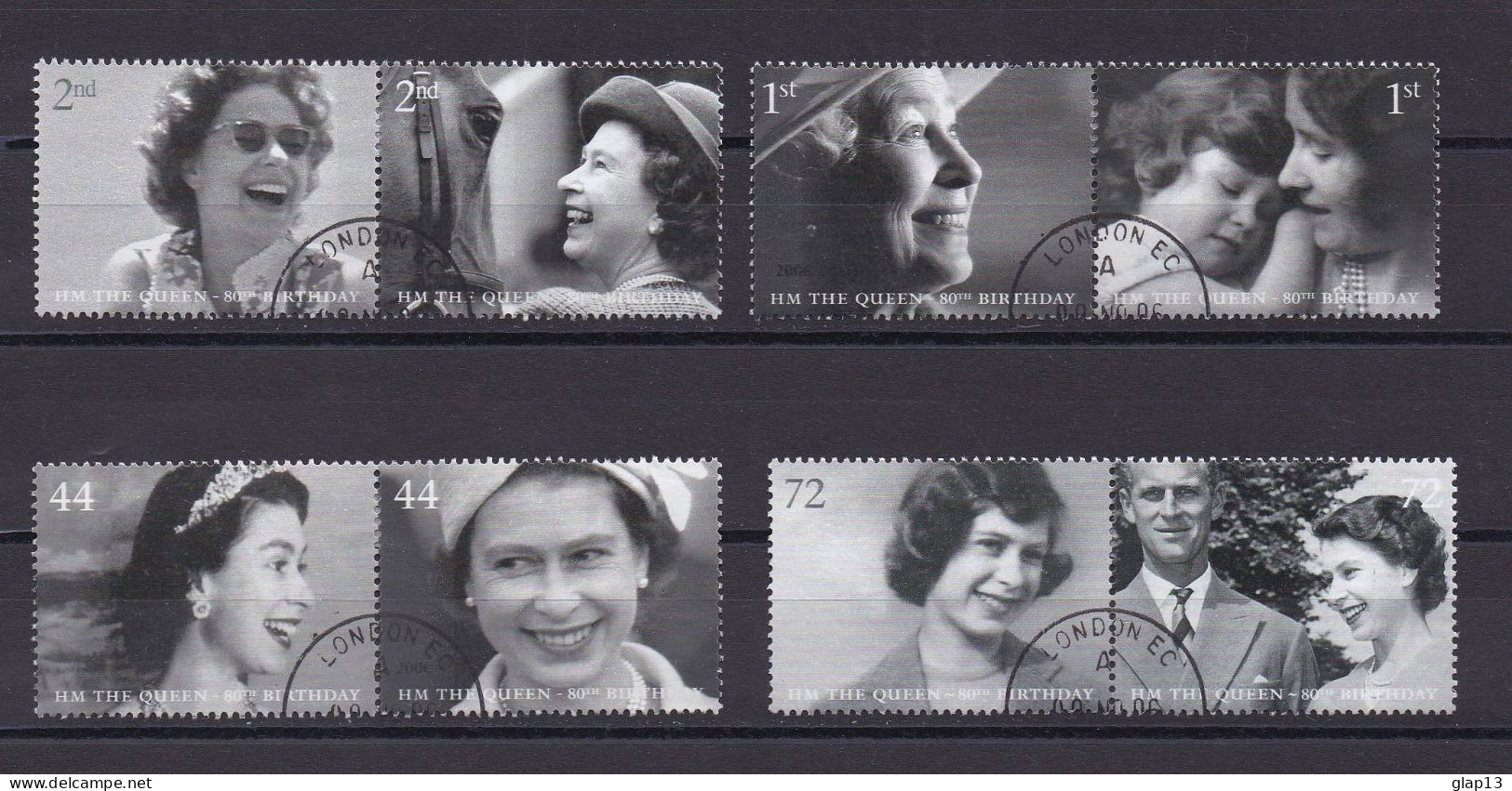 GRANDE-BRETAGNE 2006 TIMBRE N°2742/49 OBLITERE ELIZABETH II - Used Stamps