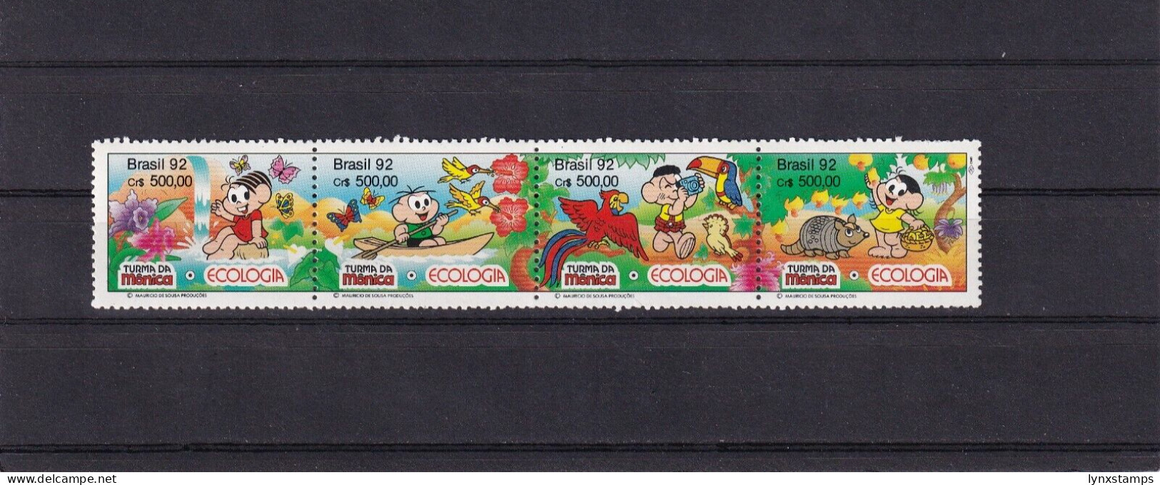 SA06 Brazil 1992 2nd Anniv UN Conference On Enviroment-Ecology Mint Stamps - Ungebraucht