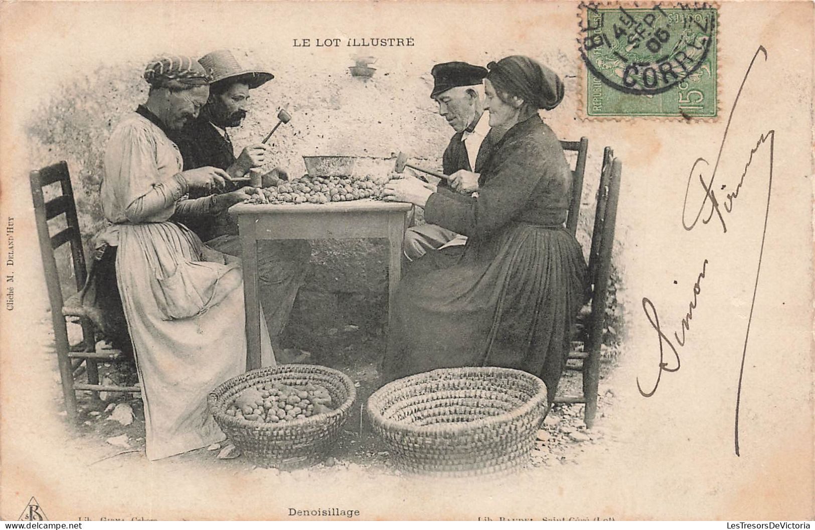 METIRES - Paysans - Denoisillage - Carte Postale Ancienne - Campesinos