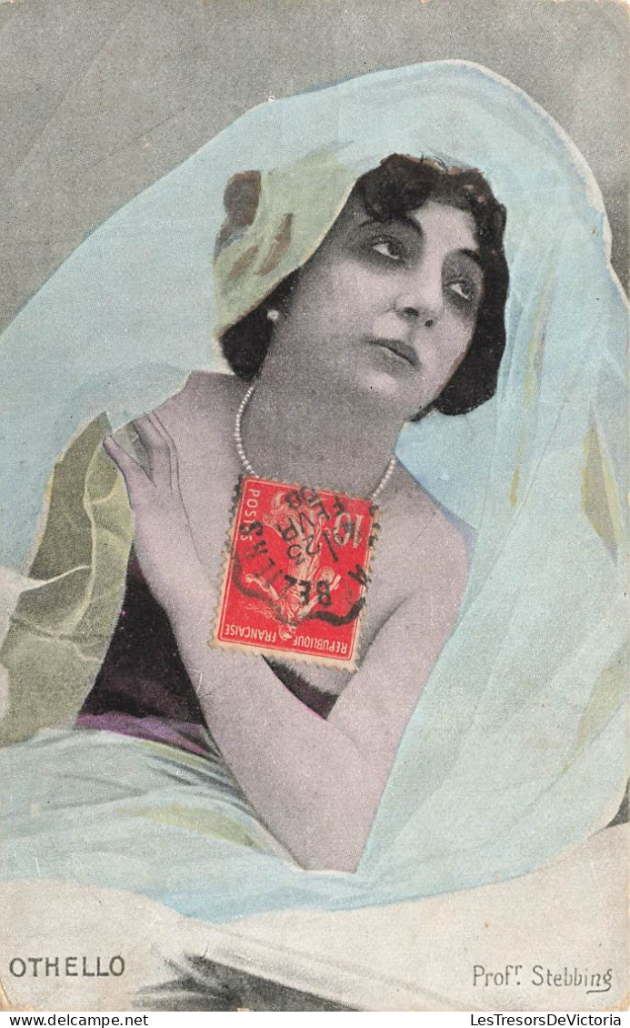 FANTAISIES - Une Femme Avec Une Voile - Colorisé - Carte Postale Ancienne - Donne