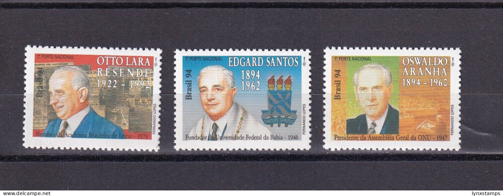 SA06 Brazil 1994 Personalities Mint Stamps - Unused Stamps