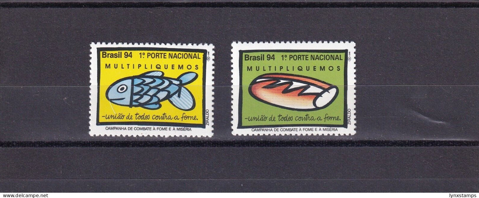 SA06 Brazil 1994 Campaign Against Famine And Misery Mint Stamps - Neufs