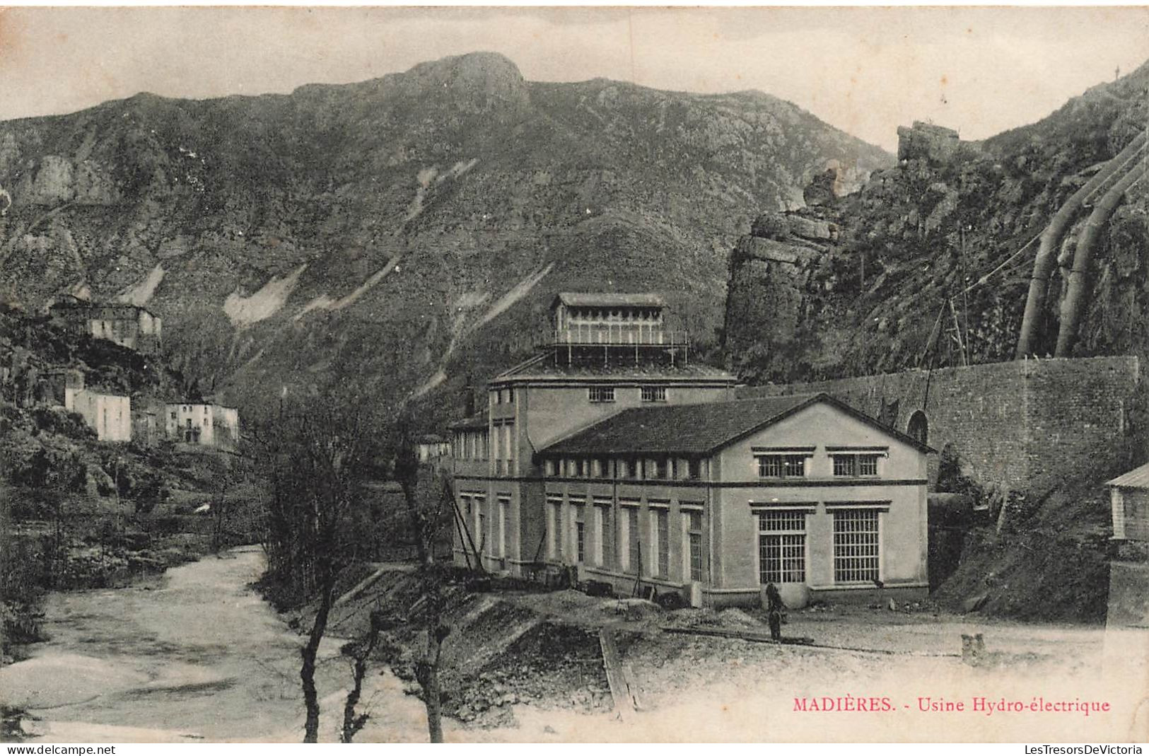 FRANCE - Madières - Usine Hydro éléctrique - Animé - Carte Postale Ancienne - Autres & Non Classés