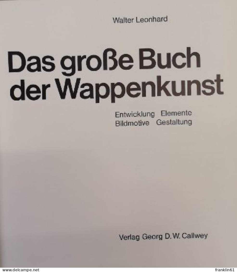 Das Große Buch Der Wappenkunst - Lexicons