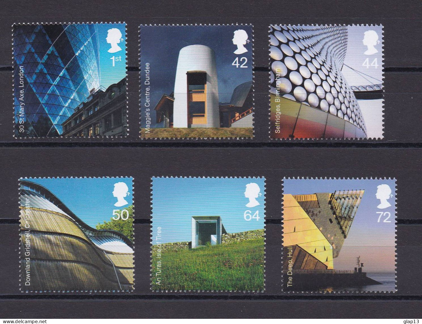 GRANDE-BRETAGNE 2006 TIMBRE N°2768/73 NEUF AVEC CHARNIERE ARCHITECTURE MODERNE - Unused Stamps