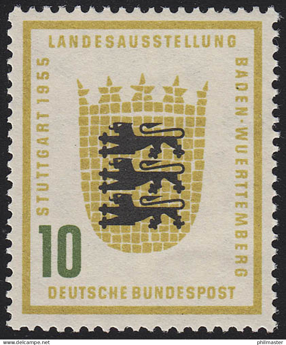 213Vc Baden-Württemberg 10 Pf ** Postfrisch - Ungebraucht