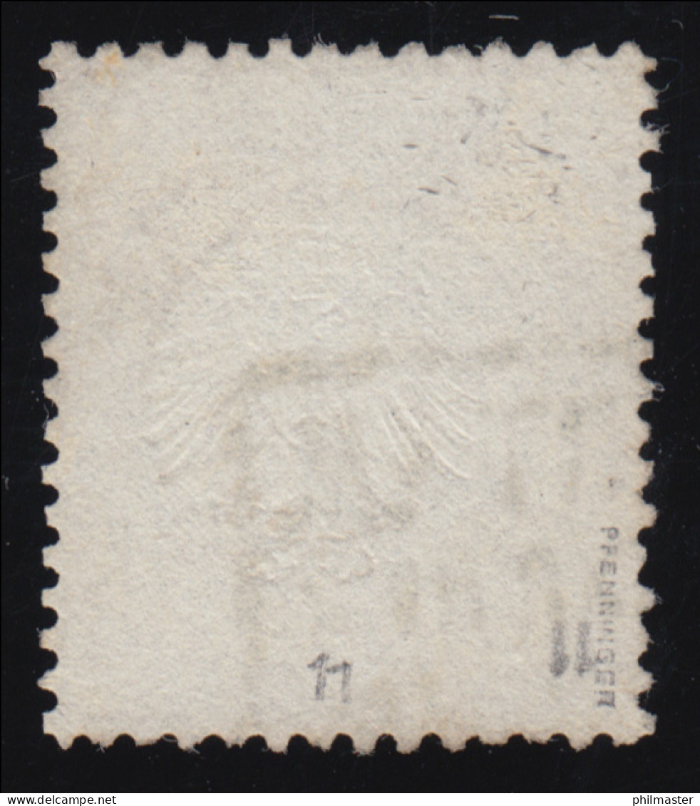 11 Kleiner Brustschild 18 Kreuzer, Gestempelt, Altprüfung Pfenninger - Used Stamps