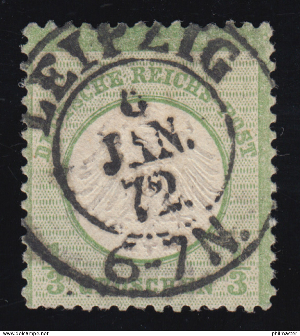 2a Brustschild, Voll-O LEIPZIG Januar 1872! Kurzbefund Sommer BPP Einwandfrei - Used Stamps