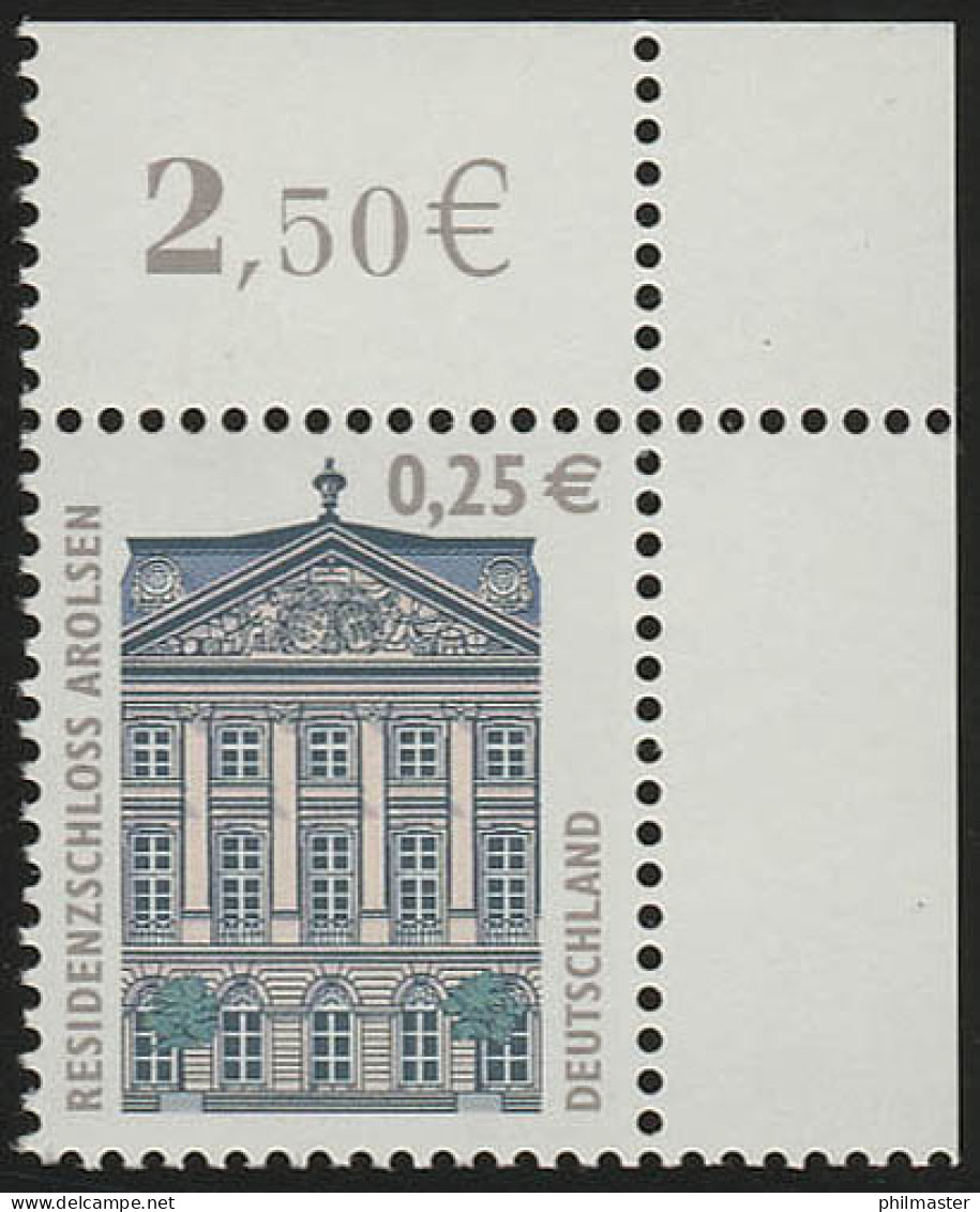 2374 SWK 0,25 Euro Ecke Or ** Postfrisch - Nuovi