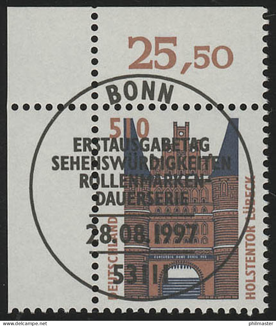 1938 SWK 510 Pf Ecke Ol ESST Bonn - Gebraucht