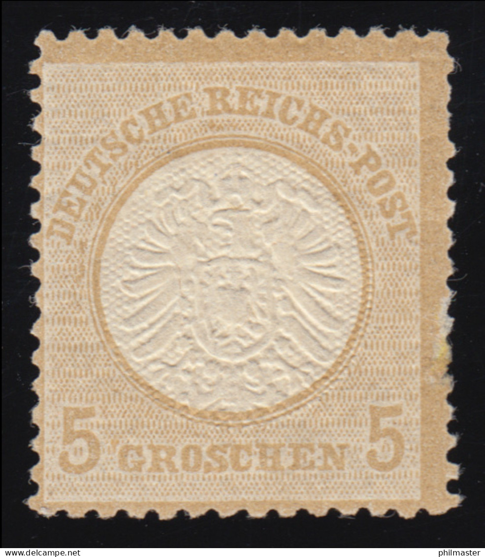 22 Großer Brustschild 5 Groschen 1872, Sauber Postfrisch ** / MNH - Neufs