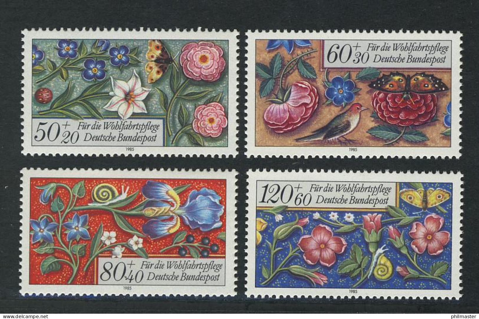 1259-1262 Wofa Miniaturen 1985, Satz Postfrisch - Ungebraucht