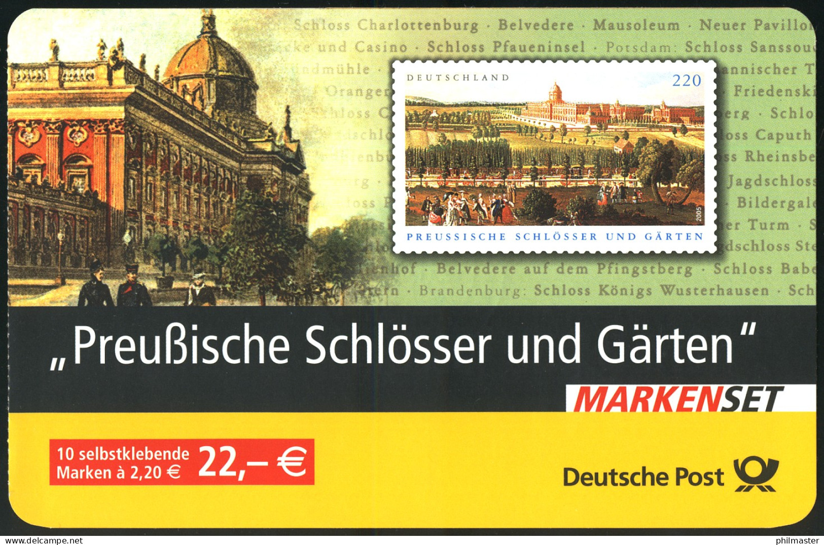 59II MH Preußische Schlösser, Rechts Aussen Eckig, Postfrisch ** - 2001-2010