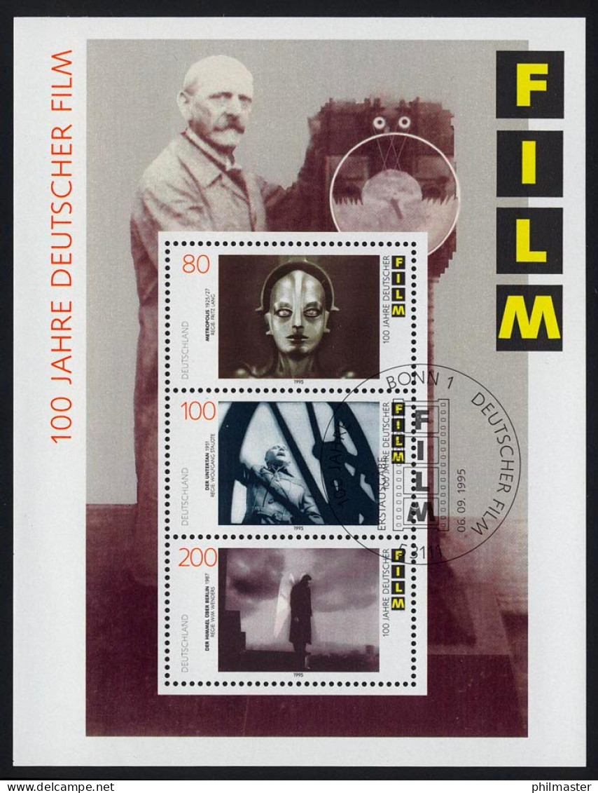 Block 33 Filmblock Deutscher Film 1995, ESSt Bonn - Gebraucht