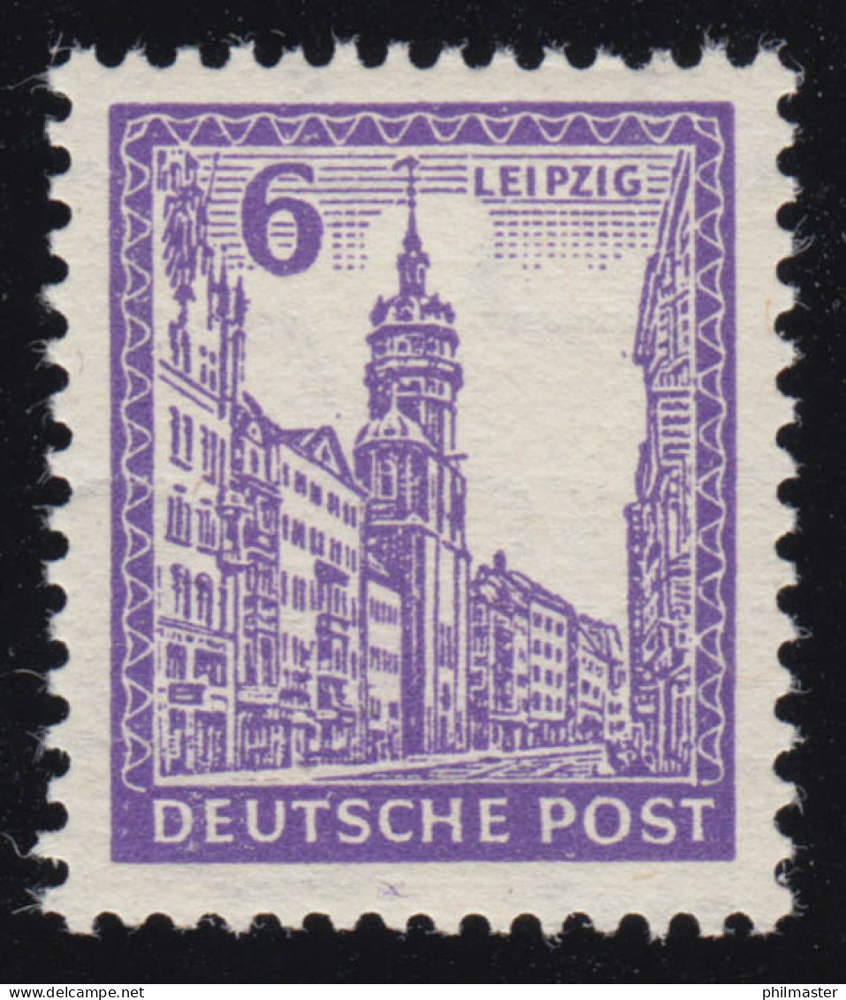 SBZ 153Ya Abschiedsserie 6 Pf, WZ.1Y, Violett, ** - Mint