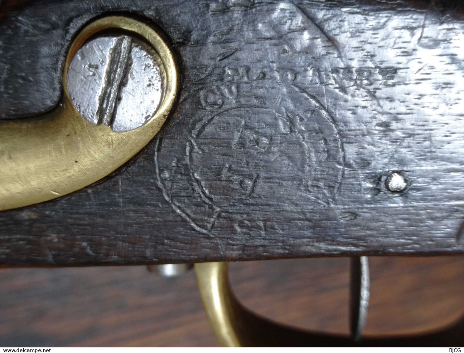 Pistolet de cavalerie ou d'arçon à silex - an 13 ou an XIII - Tulle 1813 - BE