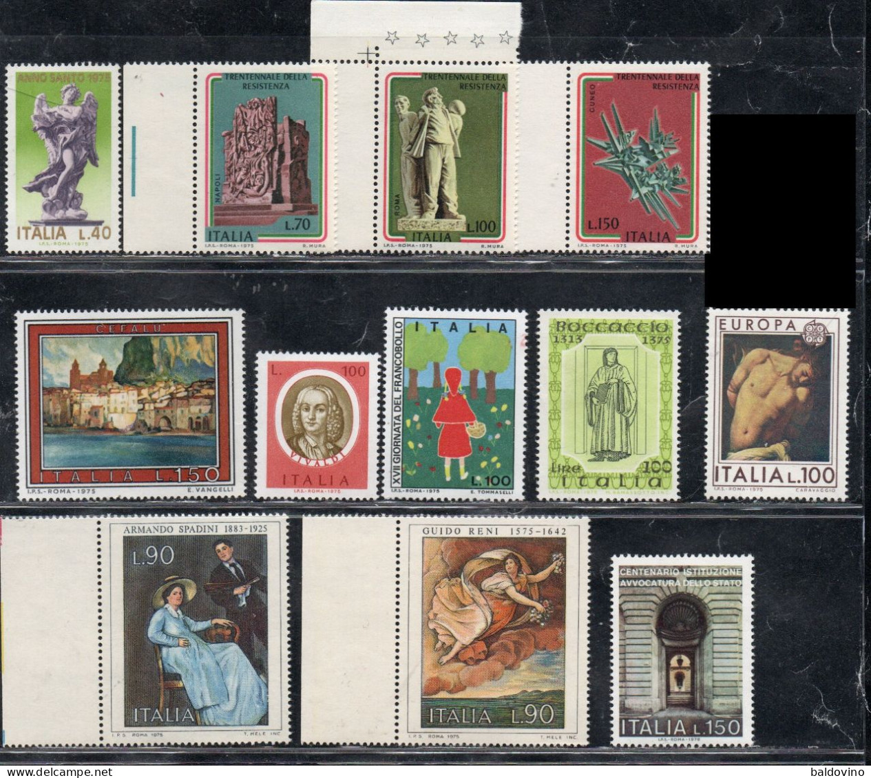 Italia 1974/76 Lotto 19 Valori (vedi Descrizione) - 1971-80: Mint/hinged