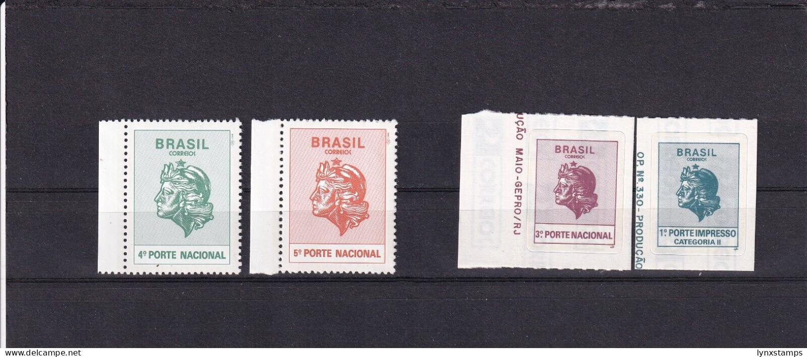 SA06 Brazil 1994 Stamps With No Value Expressed, 2 Self-adhesive - Unused Stamps