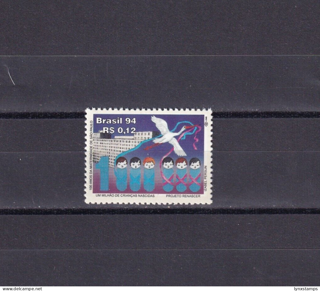 SA06 Brazil 1994 100th Anniv Of Sao Paulo Maternity Hospital Mint Stamp - Neufs