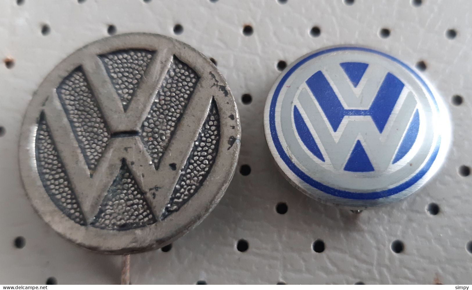 Volkswagen VW Car Logo Vintage Pins - Volkswagen