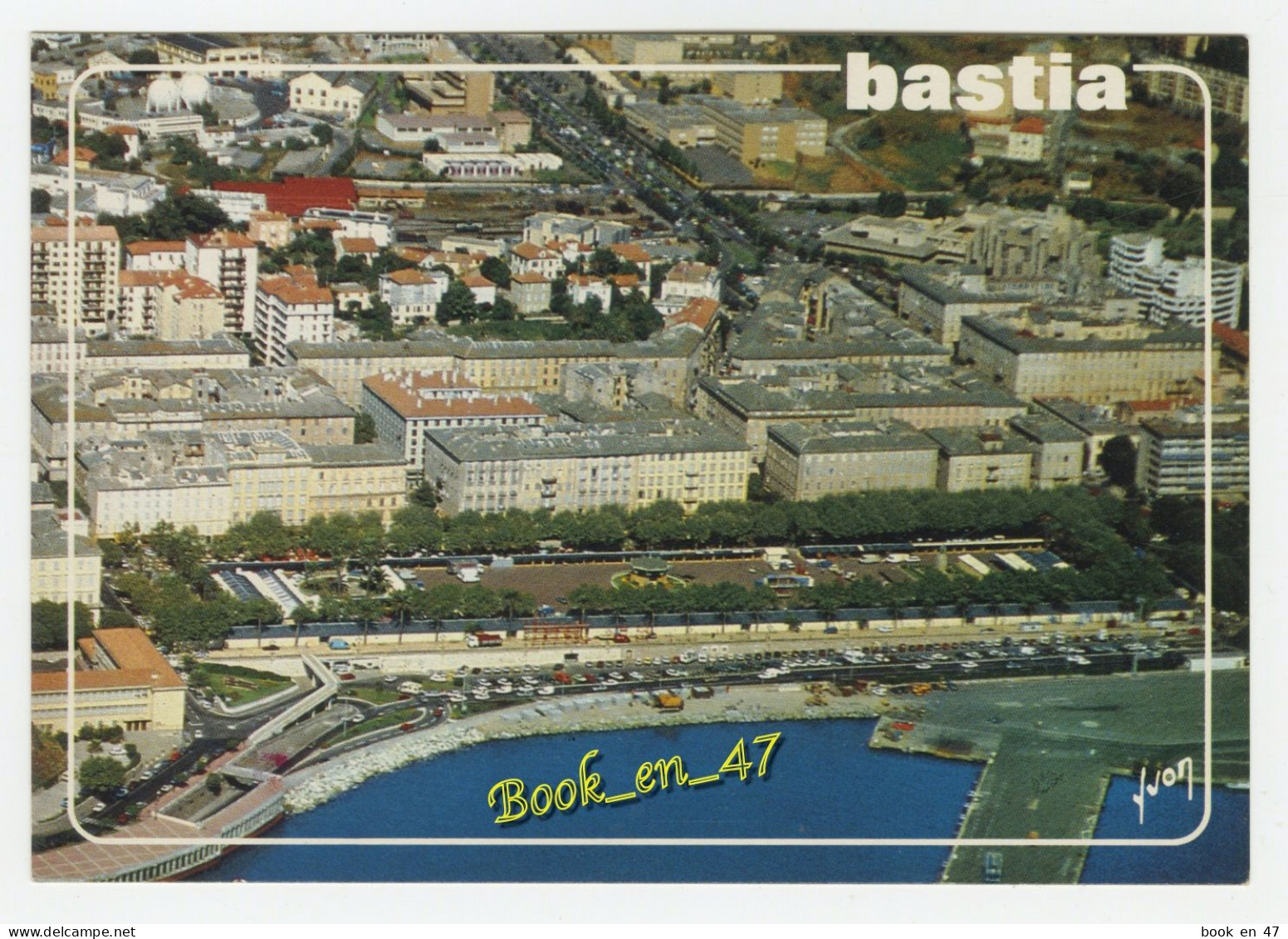 {91688} 20 2B Haute Corse Bastia , Place Saint Nicolas , Centre D' Animation De La Ville Bastiaise ; Vue Aérienne - Bastia
