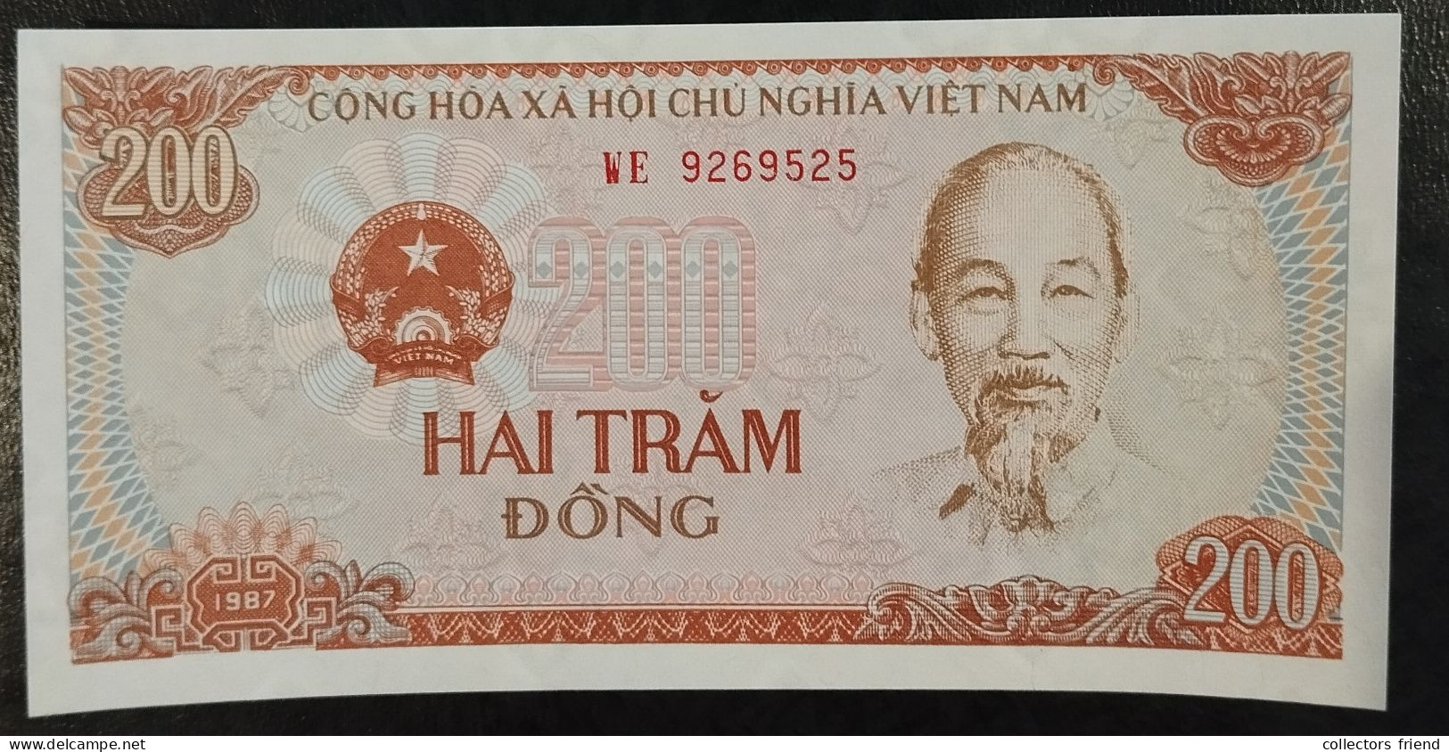 VIETNAM 200 DONG Year 1987 P100a UNC - Viêt-Nam