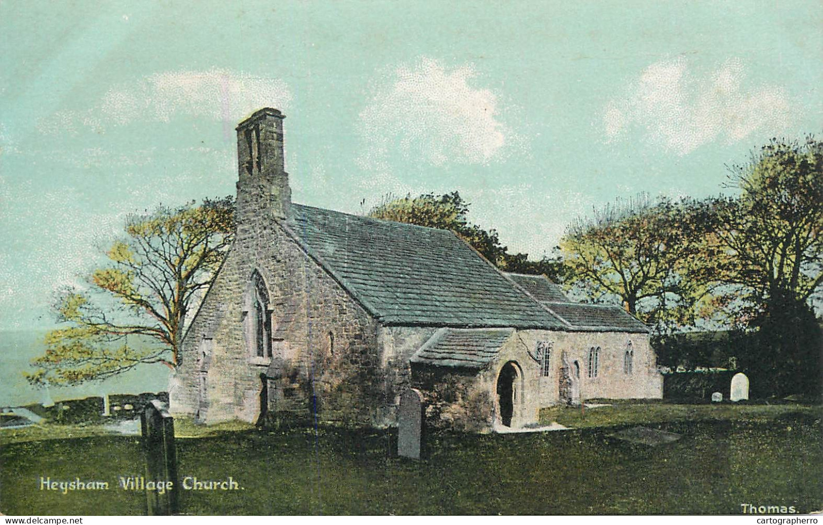 British Churches & Cathedrals Heysham Village Church Thomas Cemetery - Churches & Cathedrals