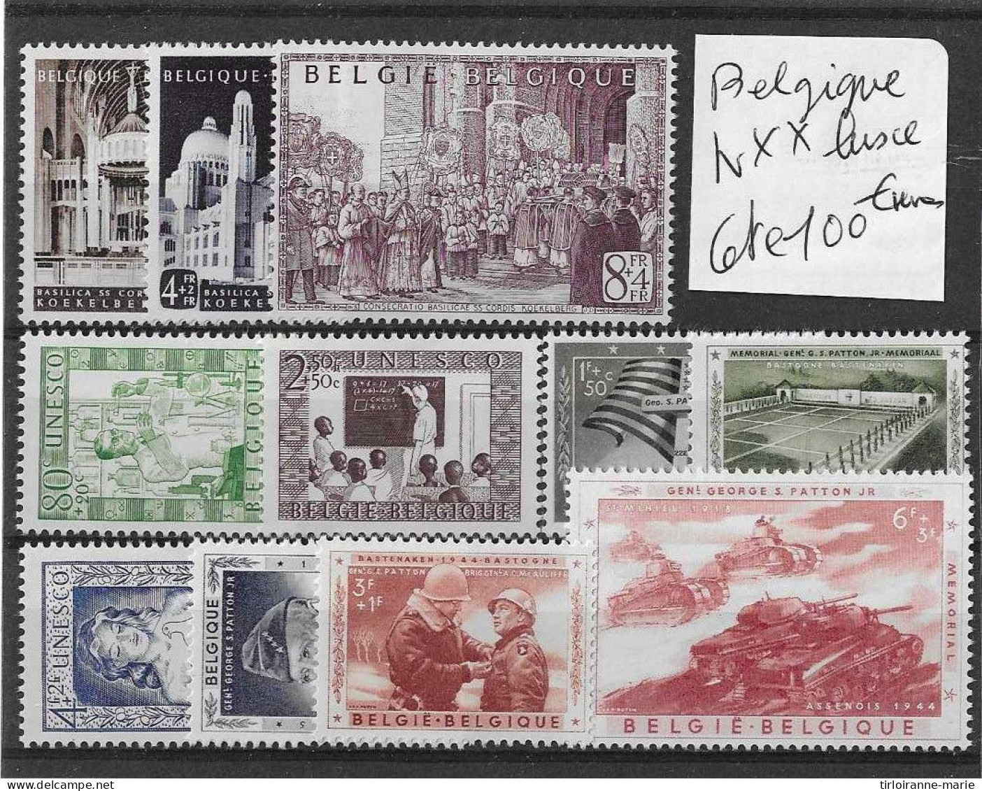 Lot  Timbres De Belgique N** Luxe - Sammlungen