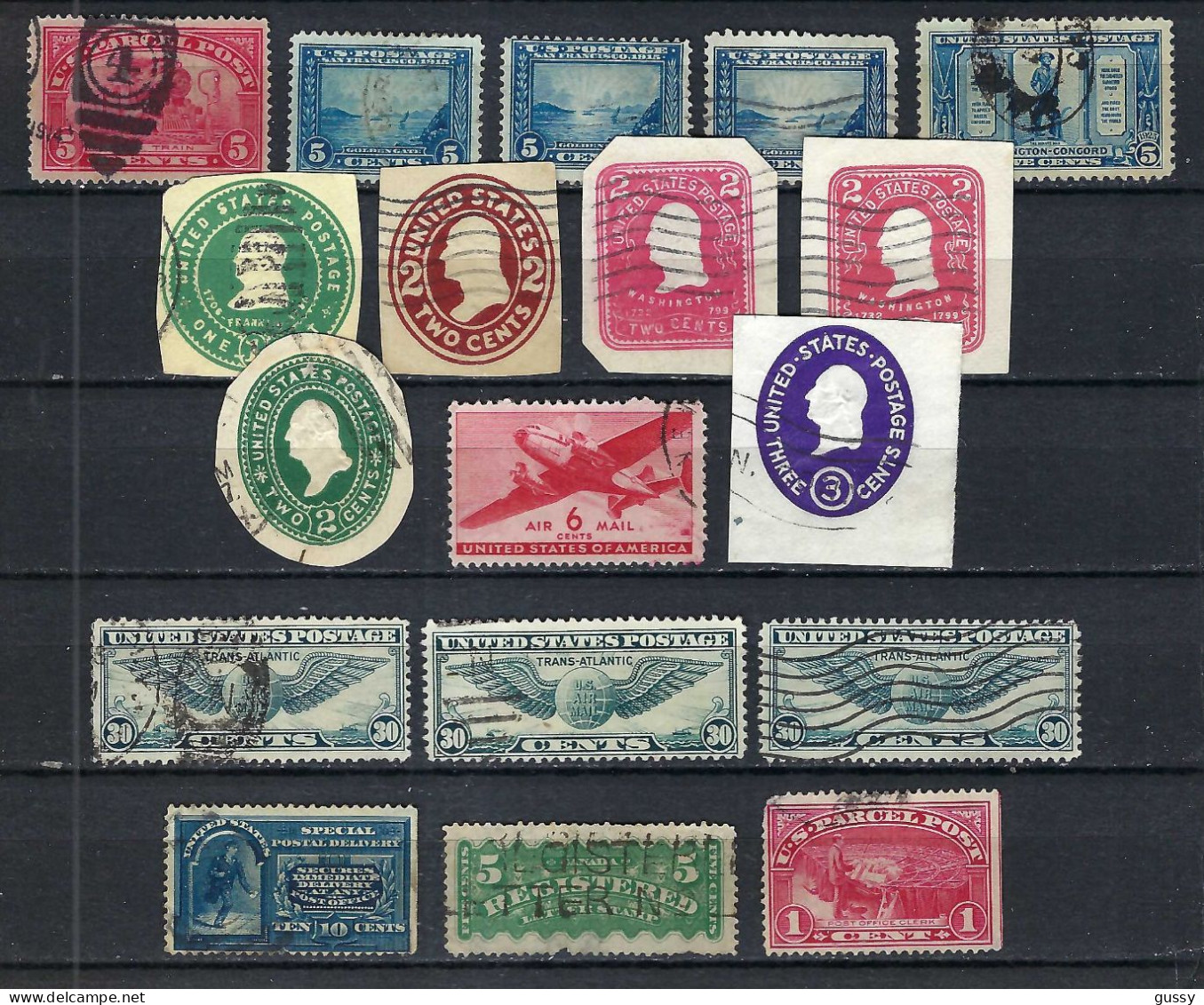 ETATS UNIS Ca.1920-40: Lot D' Obl. - Used Stamps