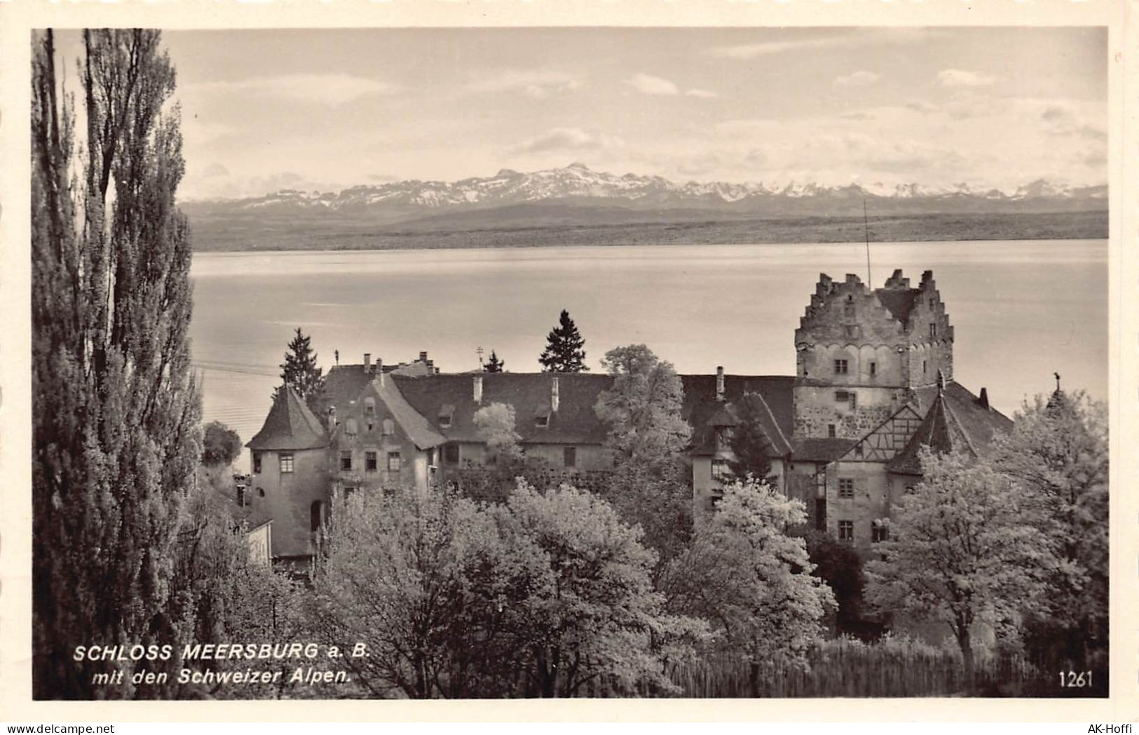 SCHLOSS MEERSBURG A. B. Mit Den Schweizer Alpen - Meersburg