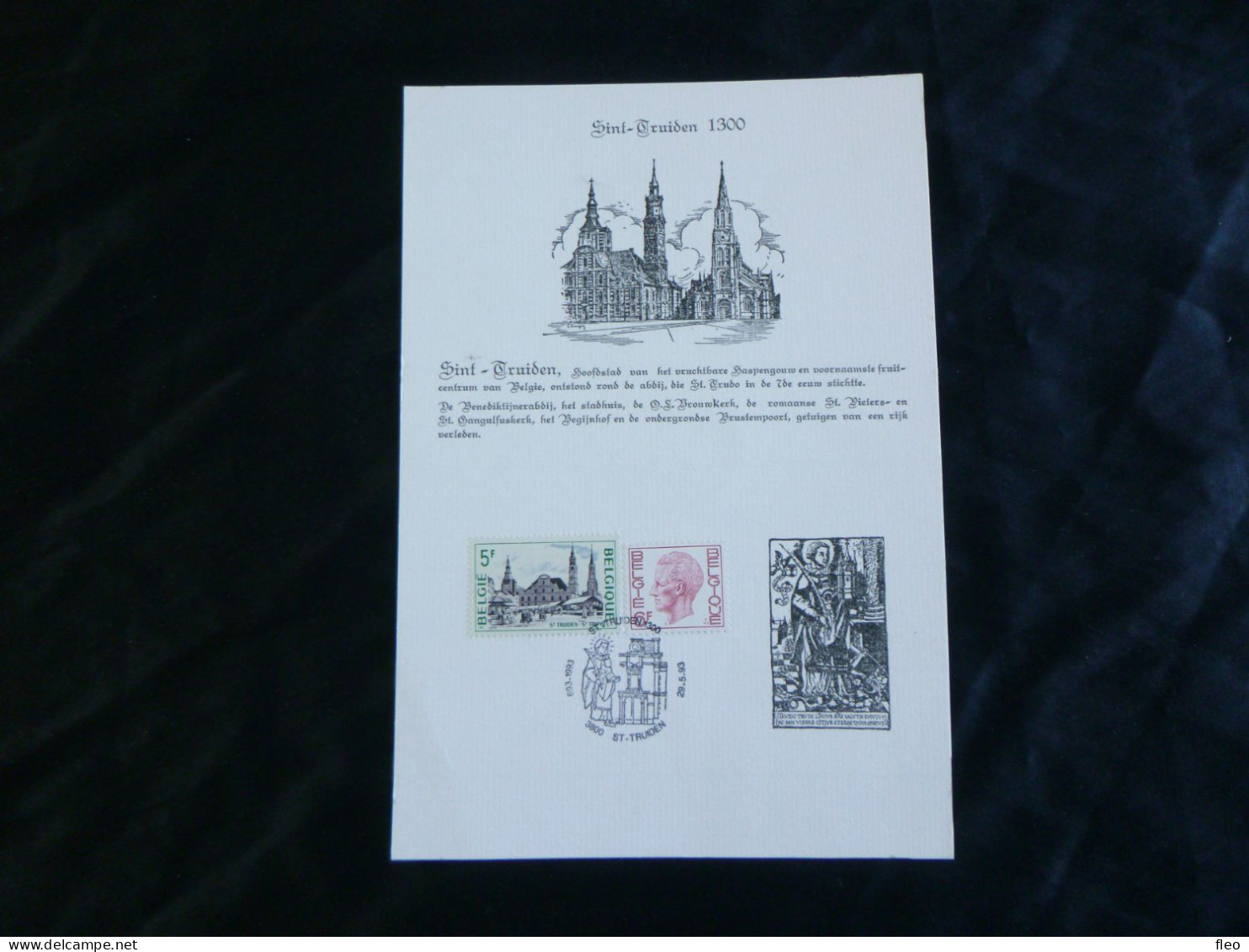 1993 SINT TRUIDEN 1300 - Documents Commémoratifs