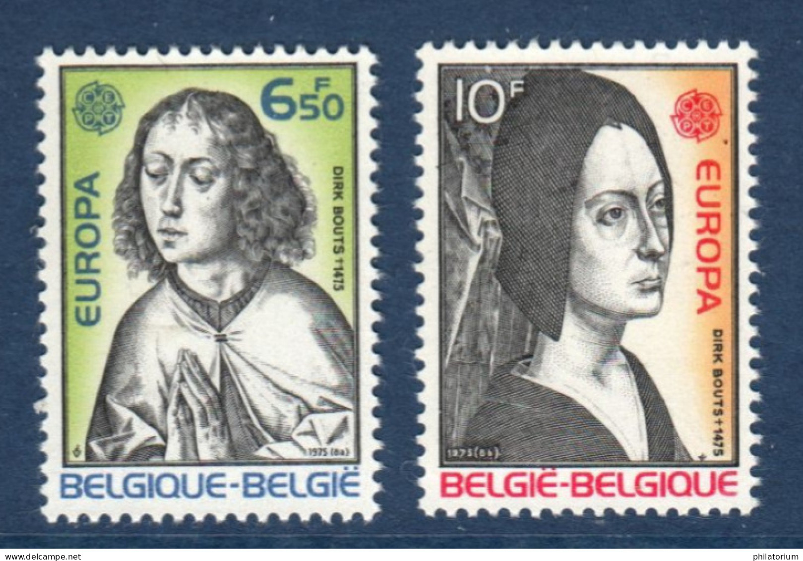 Belgique, België, **, Yv 1757, 1758, Mi 1818, 1819, SG 2388, 2389, Europa 1975, - Unused Stamps