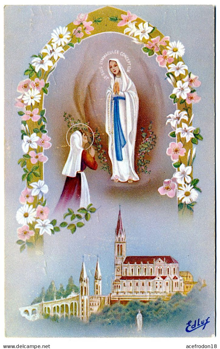 Religions - Lourdes - Vierge Marie - Vergine Maria E Madonne